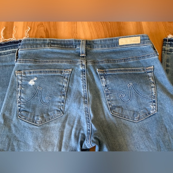 AG Adriano Goldschmied Stilt Crop Cigarette Crop Size 26. Super soft! - Picture 4 of 12